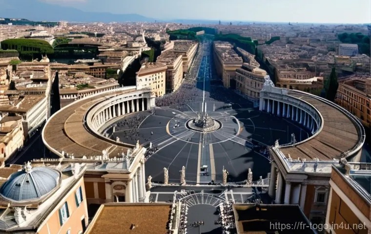 로메 대성당 관광 정보 - **Prompt:** A breathtaking interior view of St. Peter's Basilica, bathed in soft, ethereal light str...