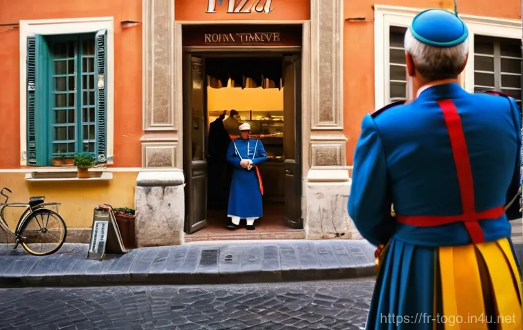 로메 대성당 관광 정보 - **Prompt:** A stunning panoramic vista of St. Peter's Square and the city of Rome, captured from a h...