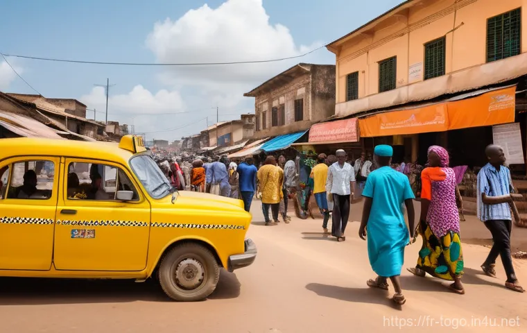 토고 도시와 마을 비교 - **Prompt 2: Tranquil Togolese Village Life with Community Gathering**
    A peaceful and authentic s...